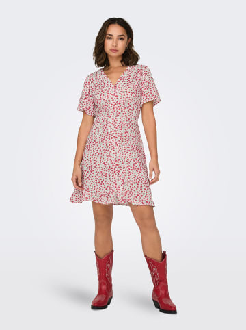 ONLY Kleid in Rosa/ Rot
