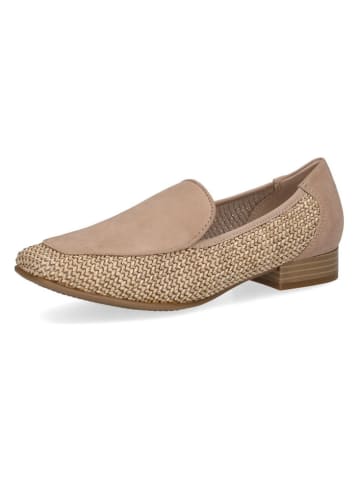 Caprice Leren instappers beige