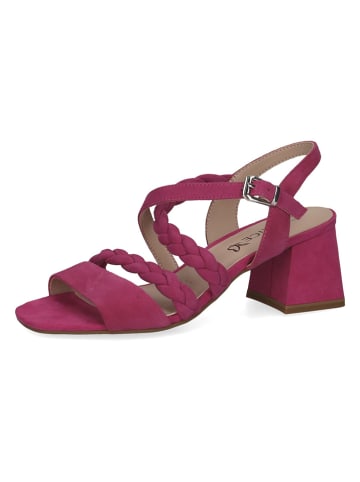 Caprice Leren haksandalen fuchsia