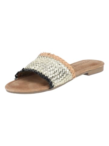 Lazamani Slippers goudkleurig