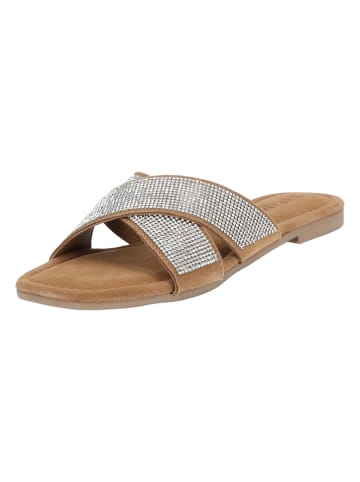Lazamani Slippers zilverkleurig