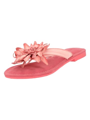 Lazamani Leder-Zehentrenner in Pink/ Rosa