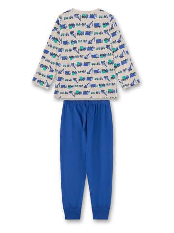 Sanetta Pyjama grijs/blauw