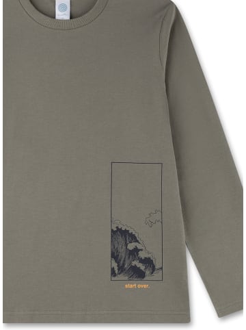Sanetta Pyjama kaki/donkerblauw