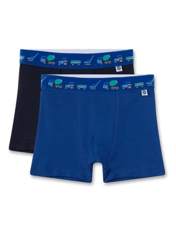 Sanetta 2er-Set: Boxershorts in Blau/ Dunkelblau