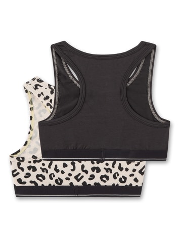 Sanetta 2er-Set: Bustiers in Beige/ Schwarz