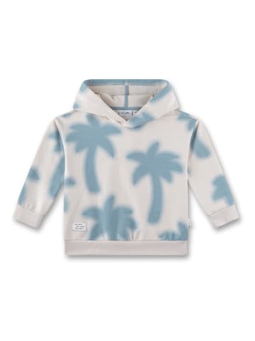 Sanetta Kidswear Hoodie in Creme/ Hellblau