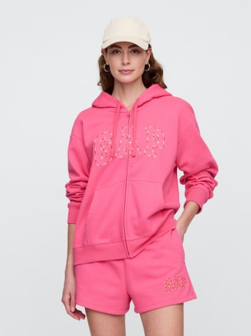 GAP Sweatjacke in Pink
