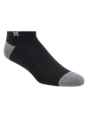 Hurley 6er-Set: Sportsocken in Schwarz