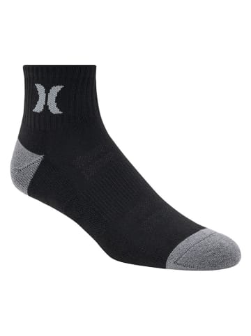 Hurley 6er-Set: Sportsocken in Schwarz