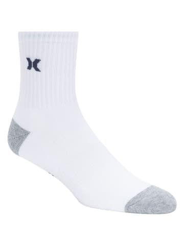 Hurley 6er-Set: Sportsocken in Weiß