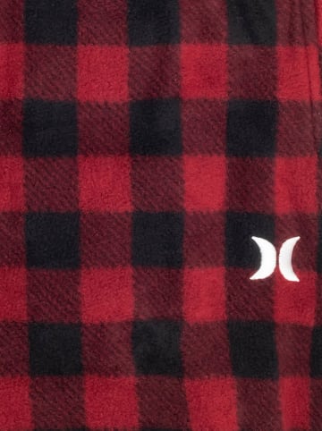 Hurley Fleecehose in Rot/ Schwarz