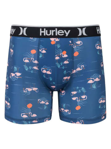 Hurley Bokserki (4 pary) w kolorze niebiesko-granatowo-turkusowym