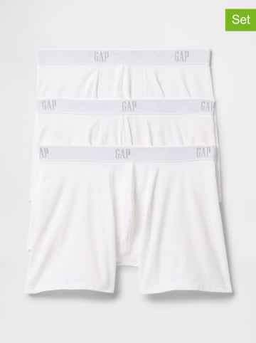 GAP 3er-Set: Boxershorts in Weiß