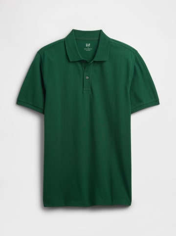 GAP Koszulka polo w kolorze zielonym