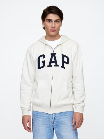 GAP Sweatjacke in Creme