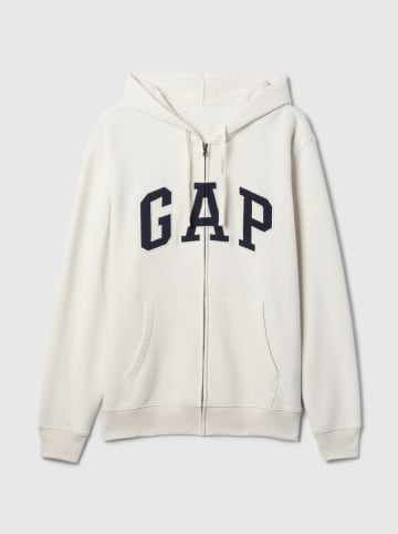 GAP Sweatjacke in Creme