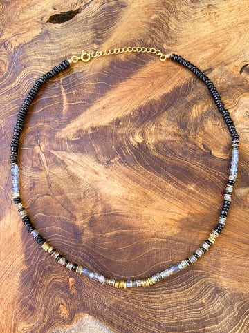 Taboo Vergulde ketting met edelstenen - (L)40 cm