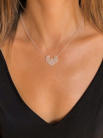 Taboo Verzilverde ketting met sierelement - (L)40 cm