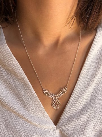 Taboo Verzilverde ketting met sierelement - (L)50 cm