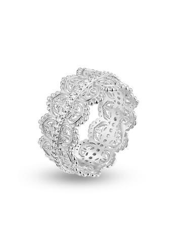 Taboo Versilb. Ring mit Edelsteinen