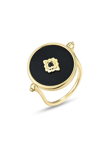 Taboo Vergulde omkeerbare ring met edelstenen