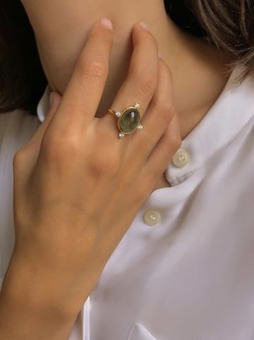 Taboo Vergulde ring met edelstenen