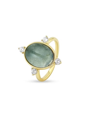 Taboo Vergulde ring met edelstenen