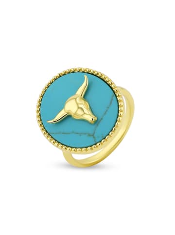 Taboo Vergulde ring met edelsteen