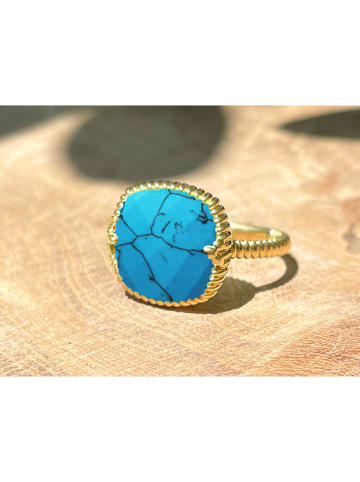 Taboo Vergulde ring met edelsteen