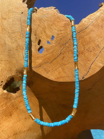 Taboo Vergulde ketting met edelstenen - (L)40 cm