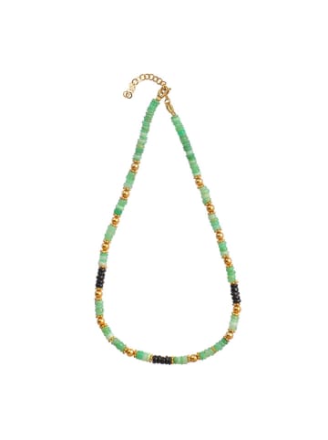 Taboo Vergulde ketting met edelstenen - (L)40 cm