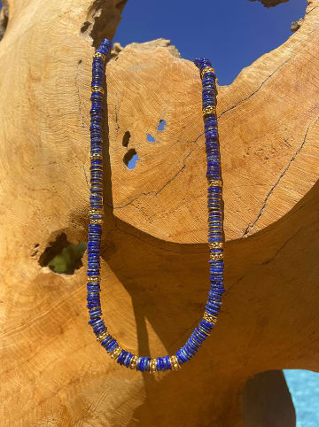 Taboo Vergulde ketting met edelstenen - (L)40 cm