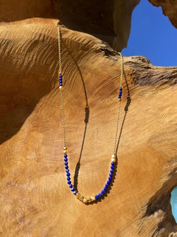 Taboo Vergulde ketting met edelstenen - (L)40 cm