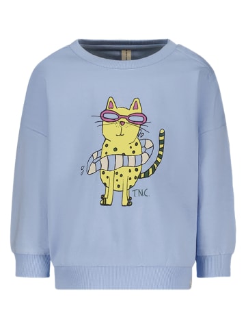 The New Chapter Sweatshirt "Billie" in Hellblau/ Gelb