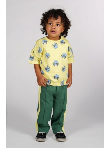 The New Chapter Broek "Taylor" groen/geel