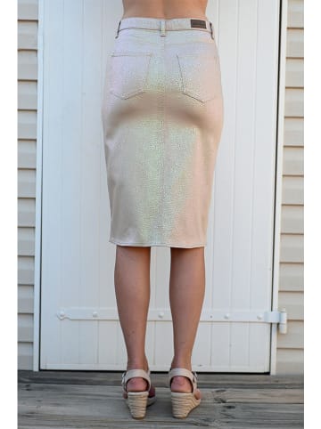 Bleu d'Azur Rok "Douc" beige
