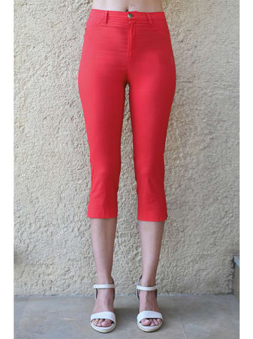 Bleu d'Azur Caprihose "Cagliari" in Rot