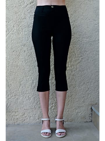 Bleu d'Azur Caprihose "Cagliari" in Schwarz
