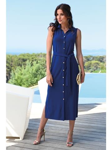 Bleu d'Azur Kleid "Senza" in Blau