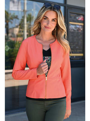 Bleu d'Azur Sweatjacke "Andros" in Orange