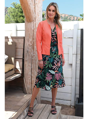 Bleu d'Azur Sweatjacke "Andros" in Orange