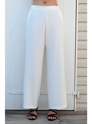 Bleu d'Azur Broek "Bassa" wit
