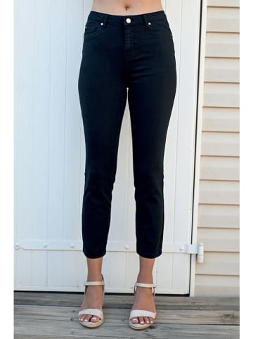 Bleu d'Azur Jeans "Paula" in Schwarz