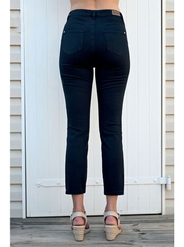 Bleu d'Azur Jeans "Paula" in Schwarz