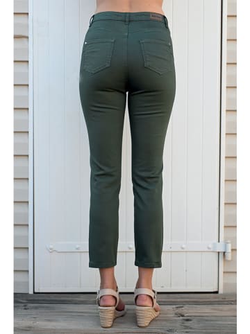 Bleu d'Azur Jeans "Paula" in Khaki