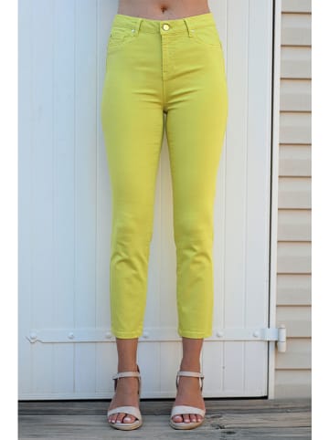 Bleu d'Azur Jeans "Paula" in Hellgrün