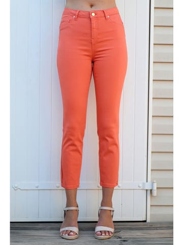 Bleu d'Azur Jeans "Paula" in Orange