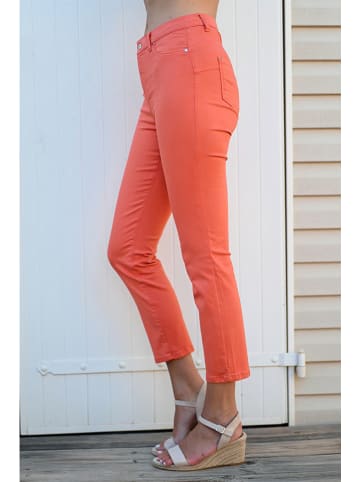 Bleu d'Azur Jeans "Paula" in Orange