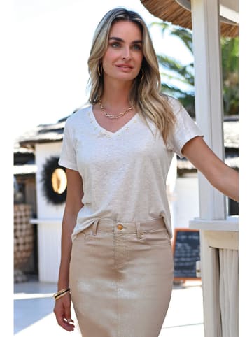 Bleu d'Azur Shirt "Maxou" in Weiß